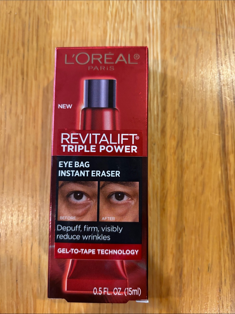 L'Oréal RevitaLift Triple Power Eye Bag Instant Eraser - Red